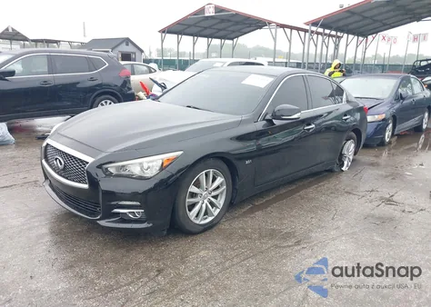 2016 Infiniti Q50 3.0T Premium z USA, uszkodzony, nr VIN JN1EV7AR1GM340874